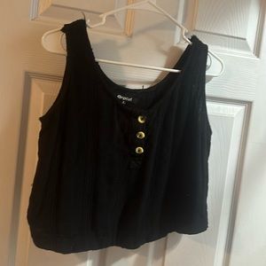 Small black rip curl tank top